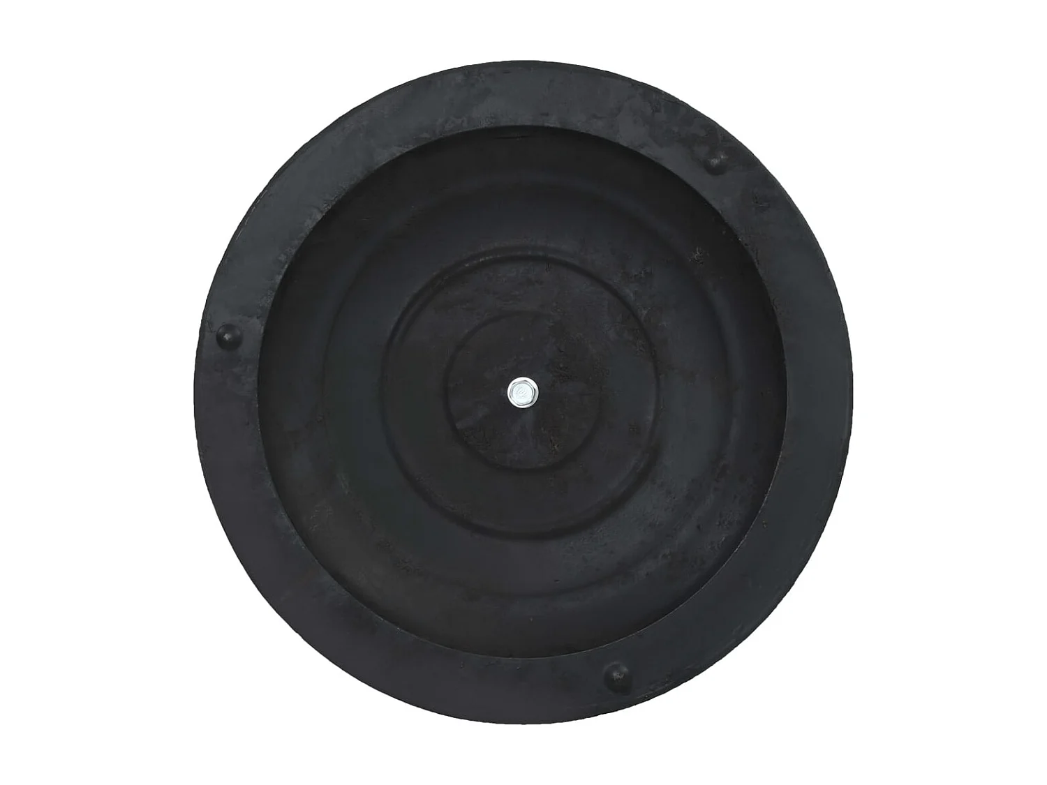 Base base redonda de resina para guarda-sol diâmetro 38 e 48 mm 10 kg preto 2202081