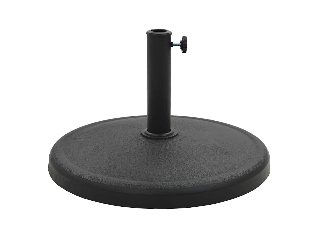 Pied base socle rond résine noire 54.5 x 54.5 x 36 cm 2202095