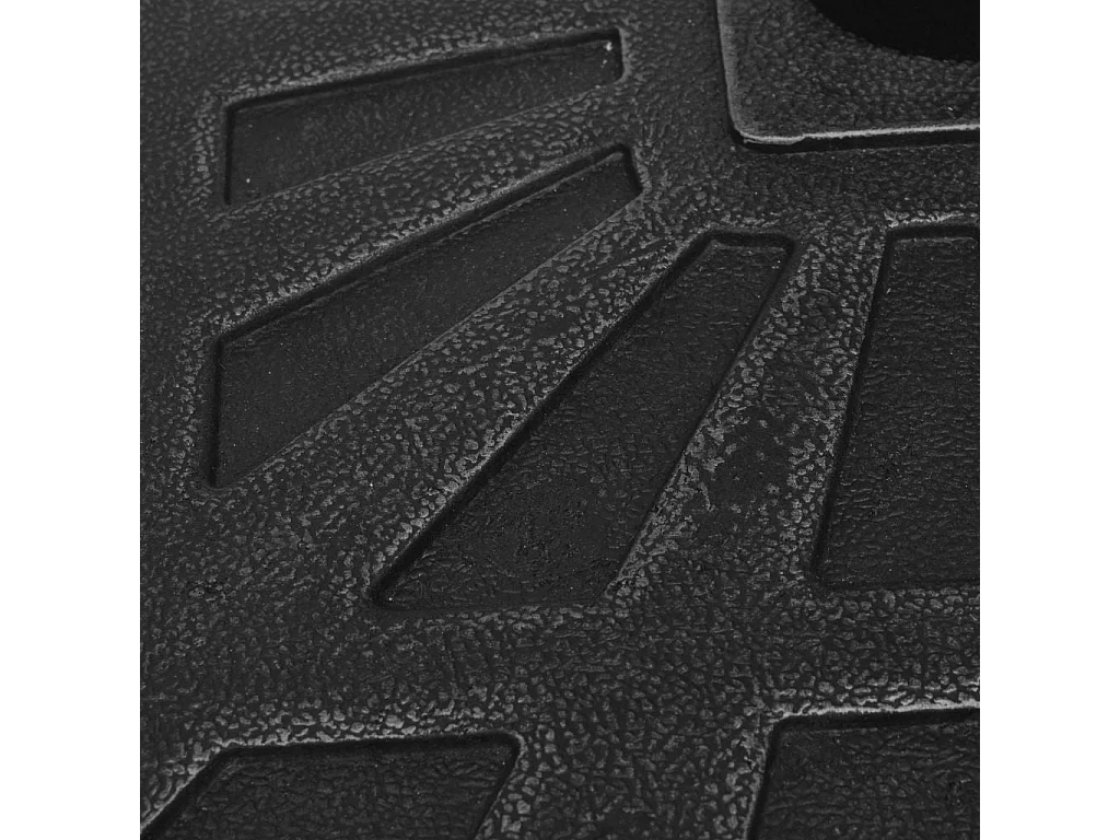Base base parasol cuadrada resina diámetro 38 y 48 mm negro 12 kg 2202085