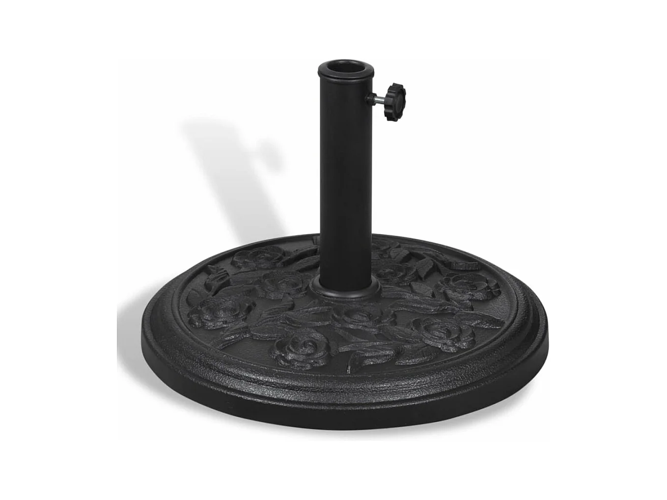 Pied socle base de résine noire 45.5 x 45.5 x 34 cm 2202080