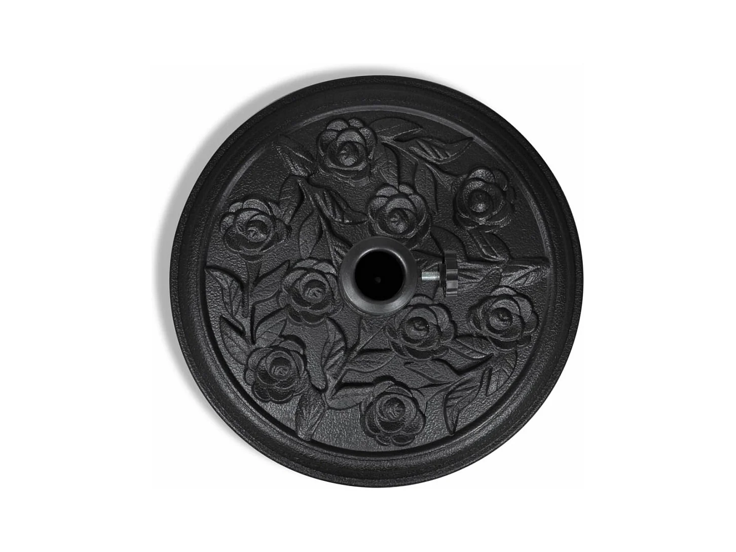 Pied socle base de résine noire 45.5 x 45.5 x 34 cm 2202080