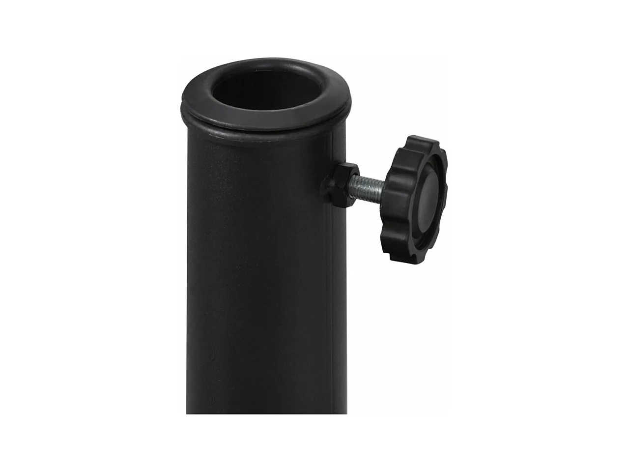 Pied socle base de résine noire 45.5 x 45.5 x 34 cm 2202080