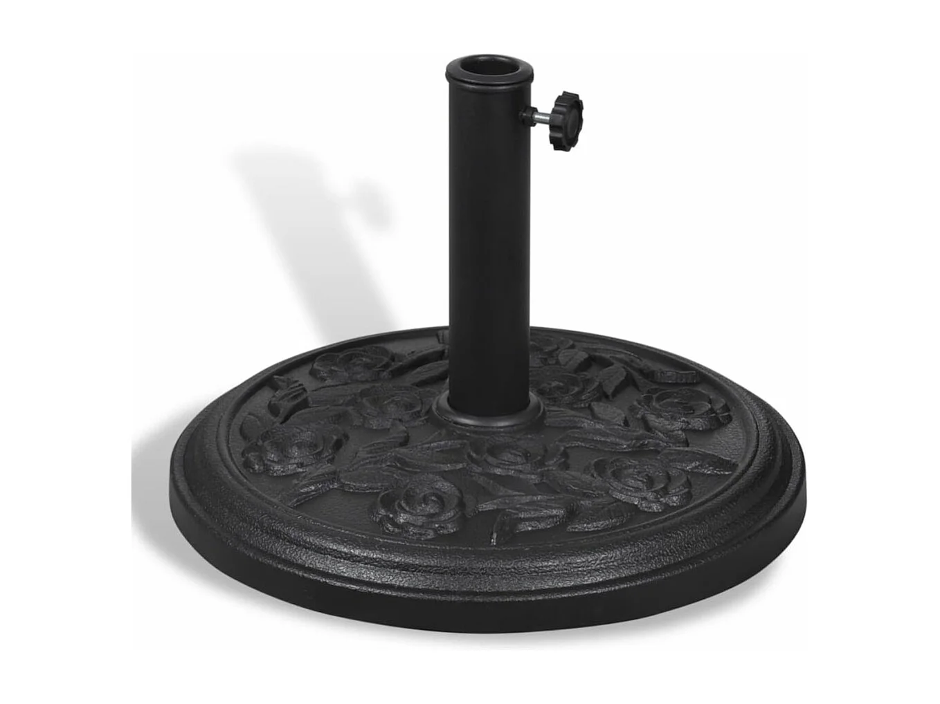 Pied socle base de résine noire 45.5 x 45.5 x 34 cm 2202080