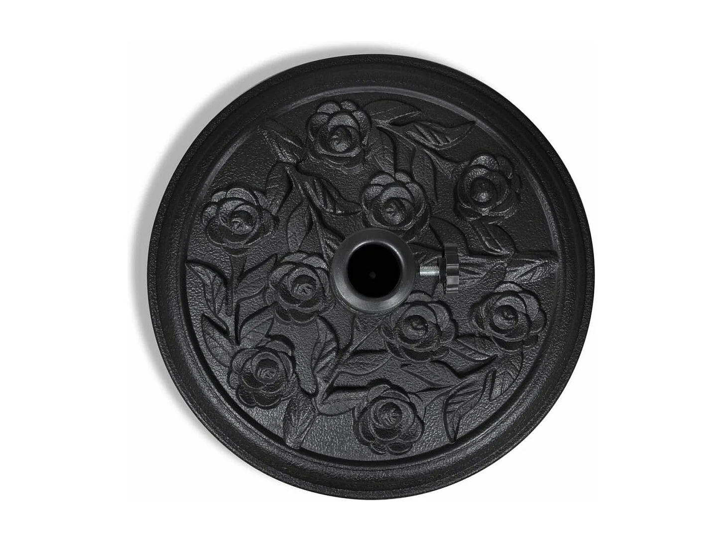 Pied socle base de résine noire 45.5 x 45.5 x 34 cm 2202080