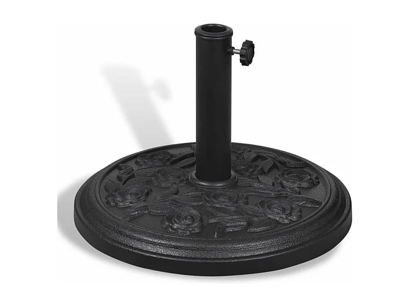 Pied socle base de résine noire 45.5 x 45.5 x 34 cm 2202080