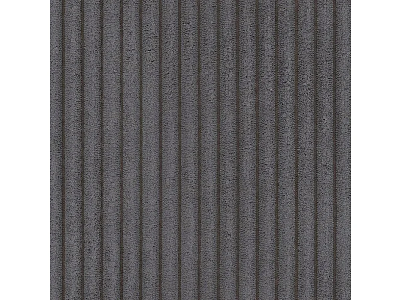 Fauteuil Isla velours côtelé gris - Gris