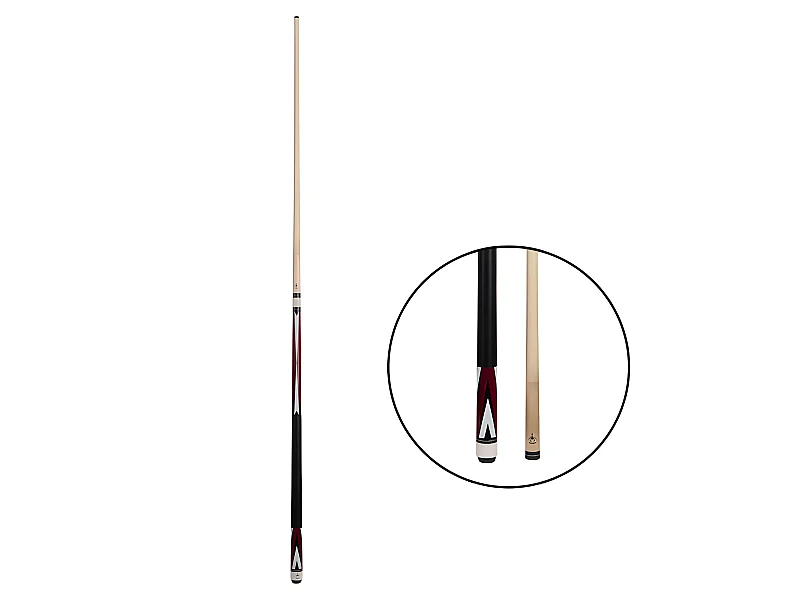 Queue de Billard "Bouleau V" 145cm Naturel & Noir