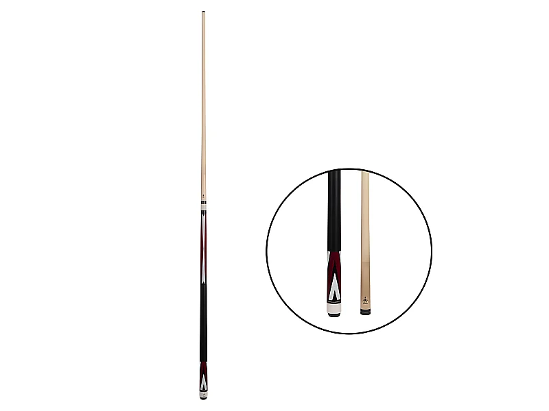 Queue de Billard "Bouleau V" 145cm Naturel & Noir