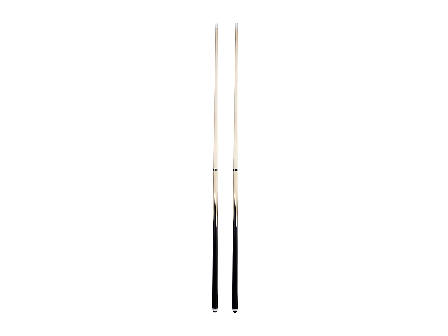 Lot de 2 Queues de Billard "Ramin" 145cm Naturel