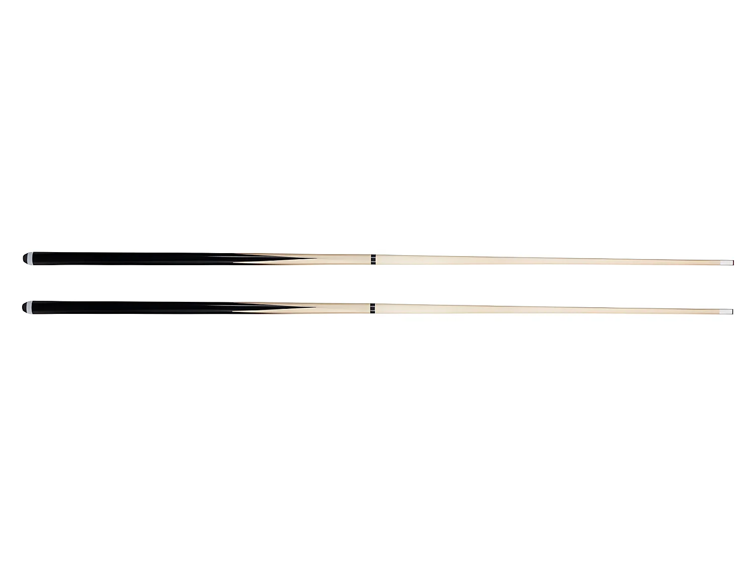 Lot de 2 Queues de Billard "Ramin" 145cm Naturel