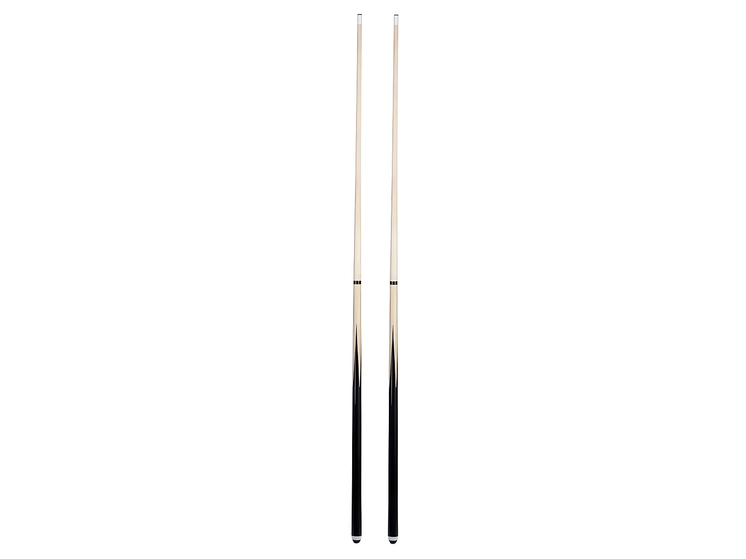 Lot de 2 Queues de Billard "Ramin" 145cm Naturel