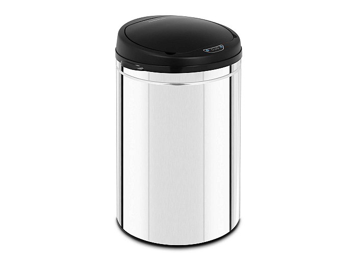 Poubelle automatique cuisine 30 litres avec récipient intérieur acier