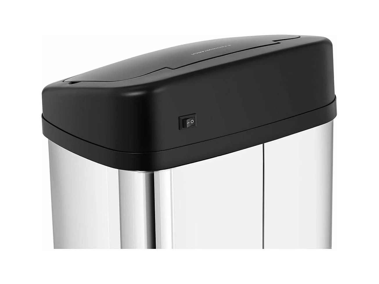 Papelera de cocina automática 40 litros rectangular acero inoxidable 14_0003094