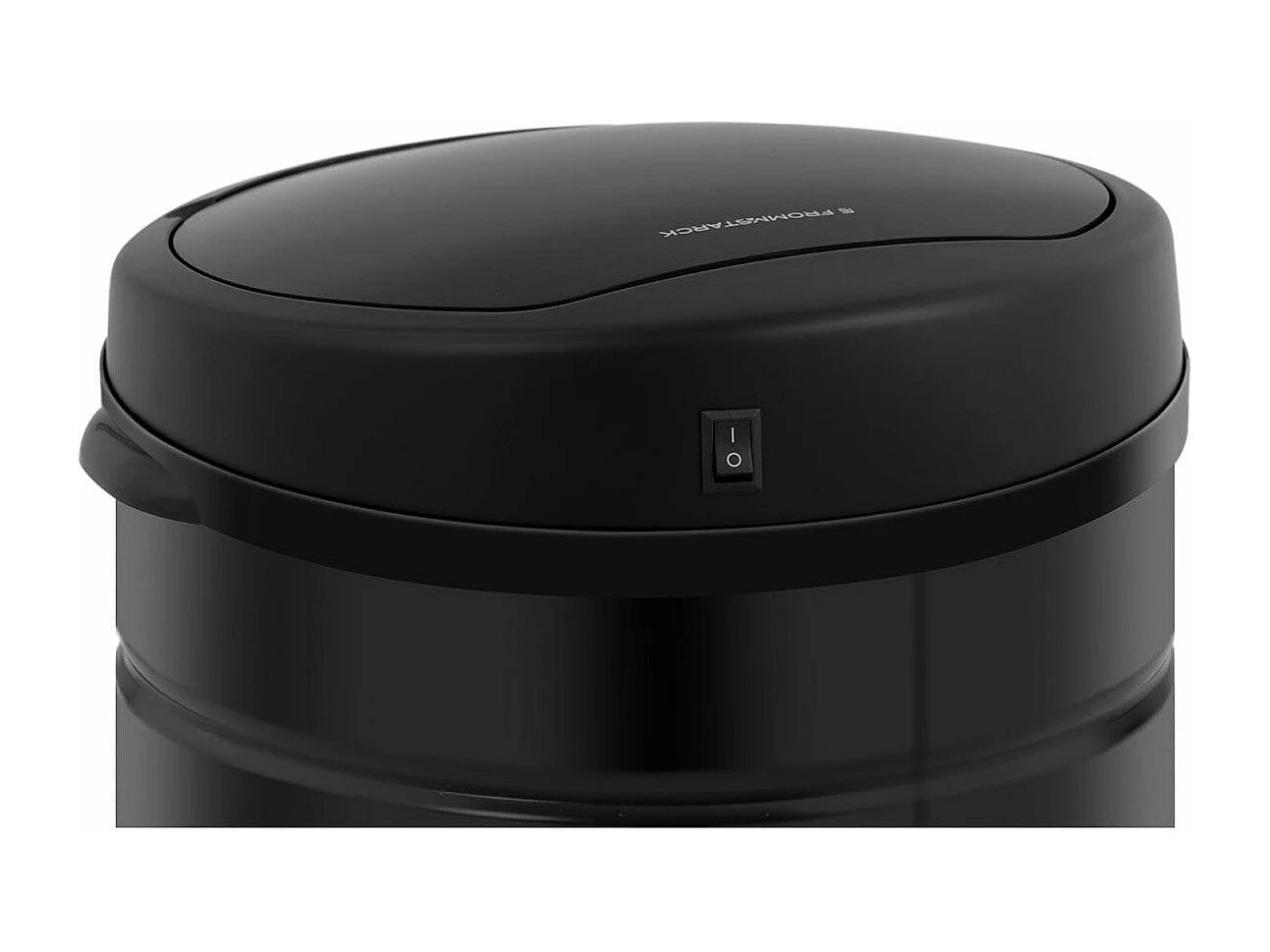 Lixeira de cozinha automática 50 litros com recipiente interno em aço carbono preto 14_0003100