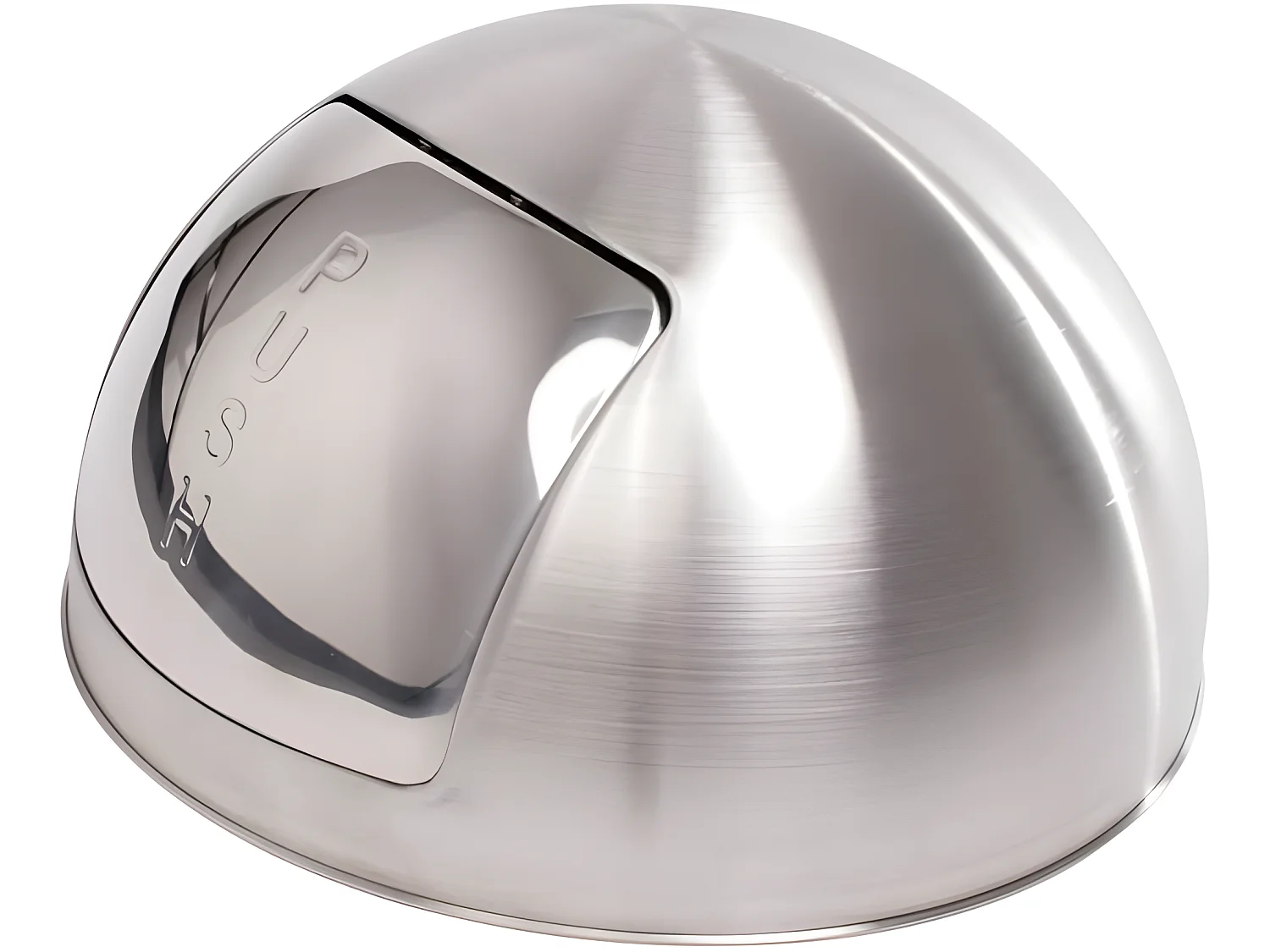 Poubelle cuisine push en argenté 35 x 35 x 75 cm 01_0000330