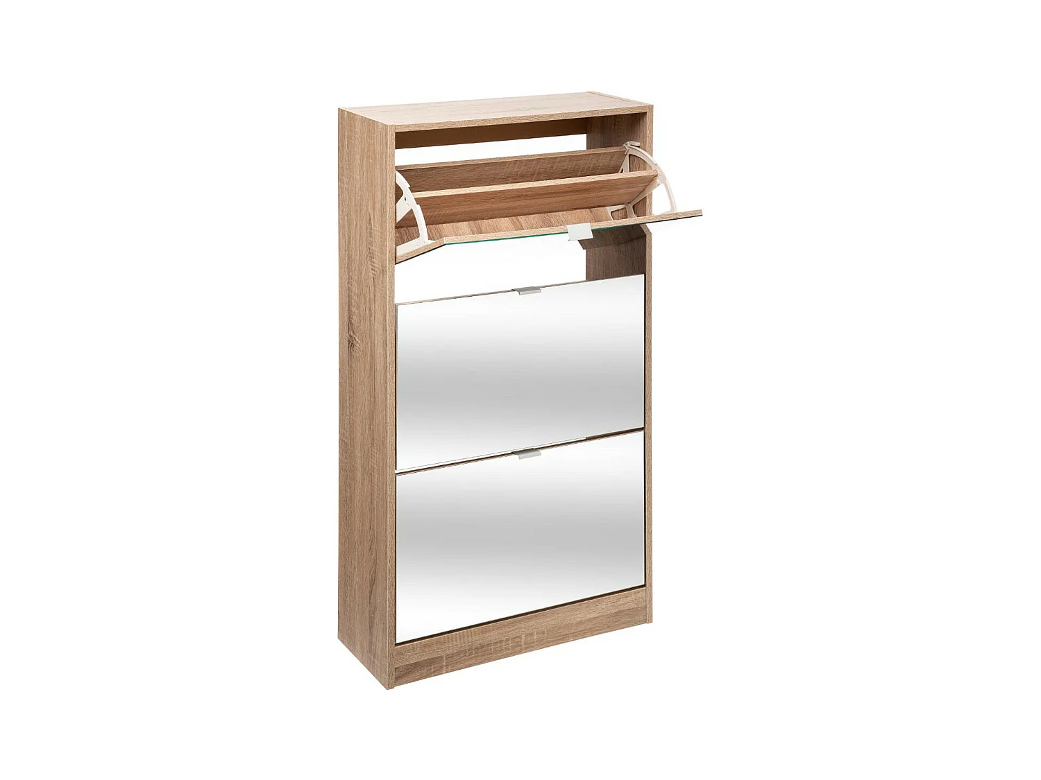 Range-Chaussures 3 Tiroirs "Mir" 118cm Naturel