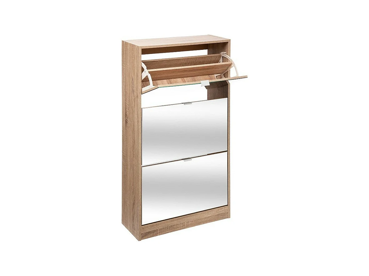 Range-Chaussures 3 Tiroirs "Mir" 118cm Naturel