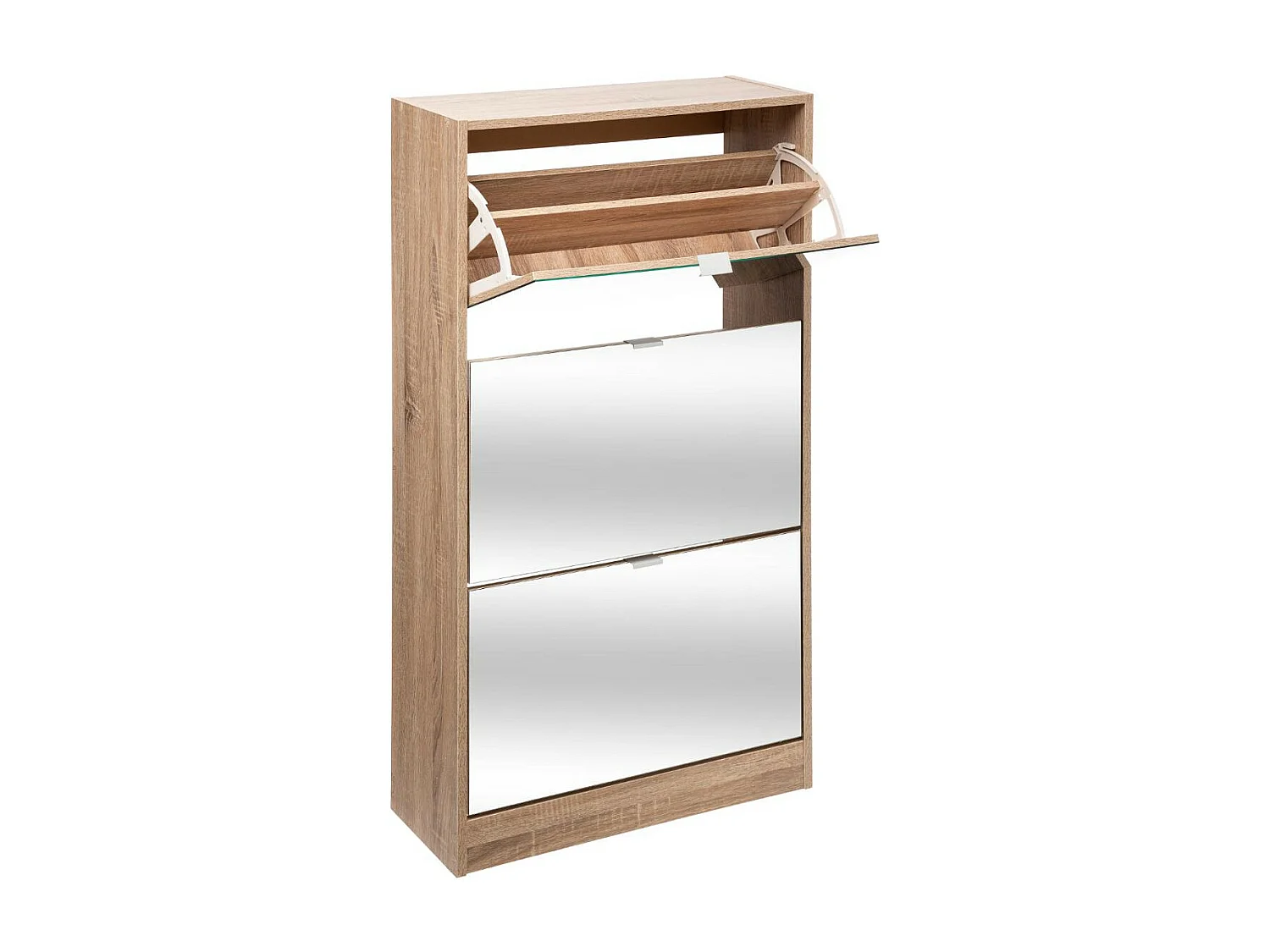 Range-Chaussures 3 Tiroirs "Mir" 118cm Naturel