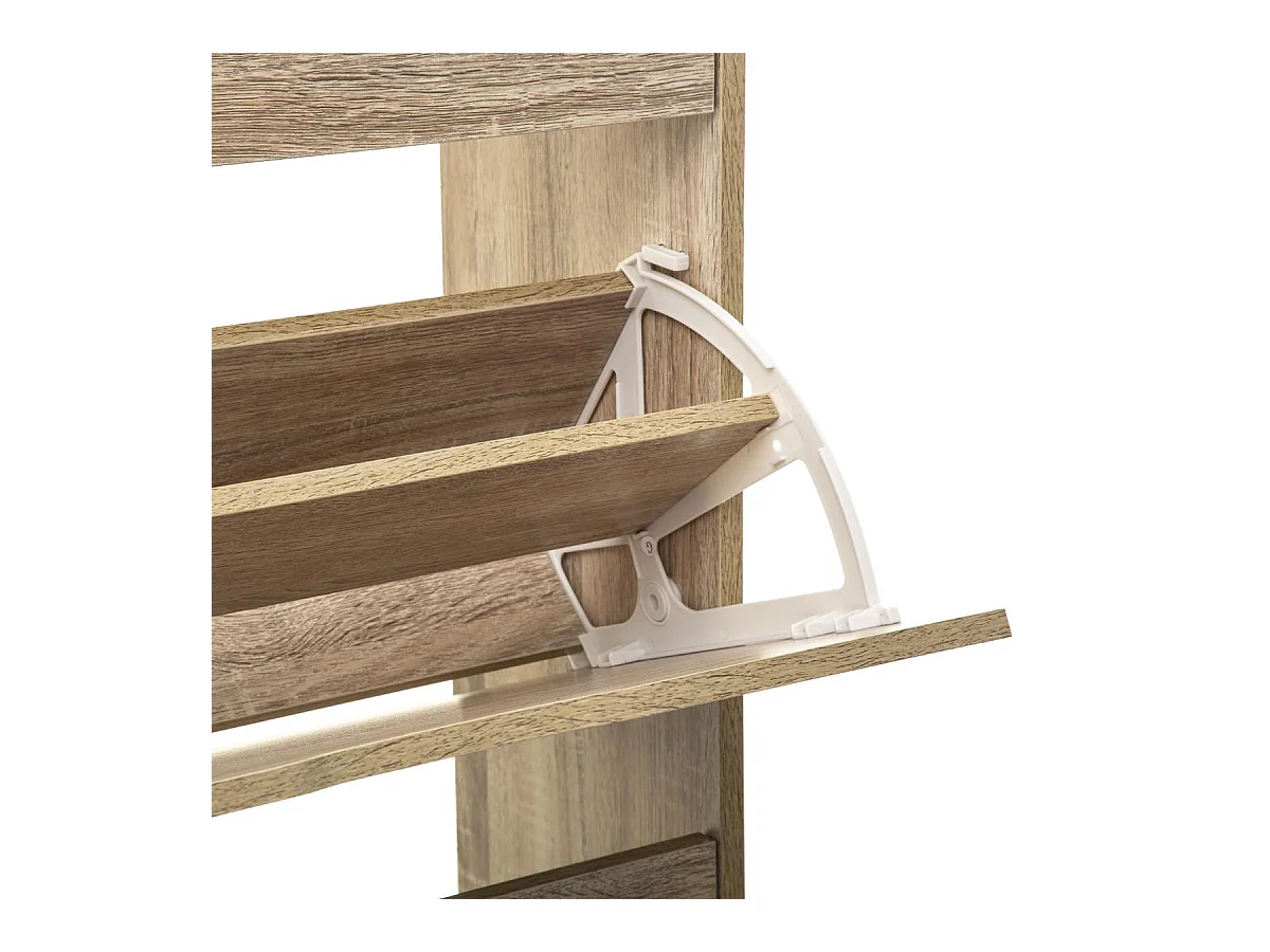 Zapatero Olaya 5 Five 3 puertas madera 115x60x24 cm