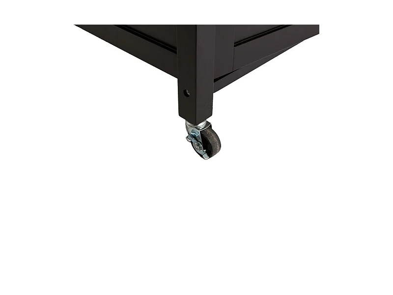 Desserte de Cuisine "Claude" 100cm Noir