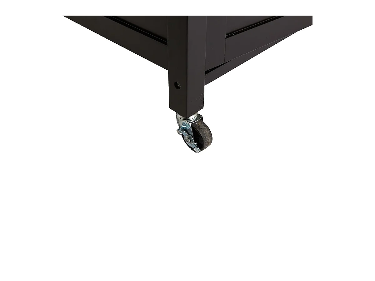 Desserte de Cuisine "Claude" 100cm Noir