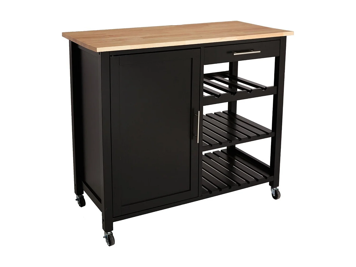 Desserte de Cuisine "Claude" 100cm Noir