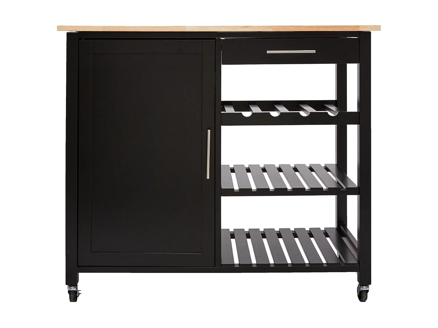 Desserte de Cuisine "Claude" 100cm Noir