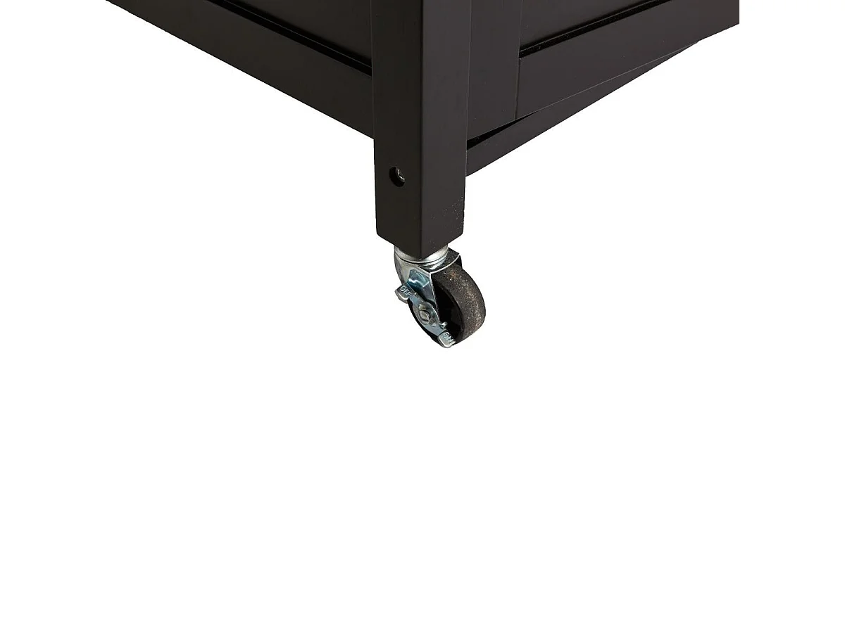 Desserte de Cuisine "Claude" 100cm Noir