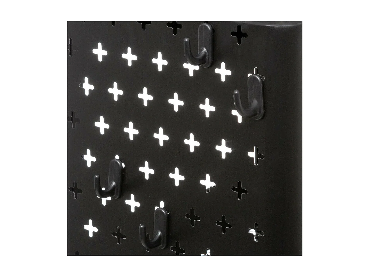 Desserte de Cuisine en Métal "Serta" 76cm Noir