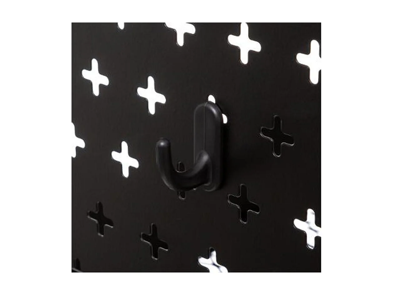 Desserte de Cuisine en Métal "Serta" 76cm Noir