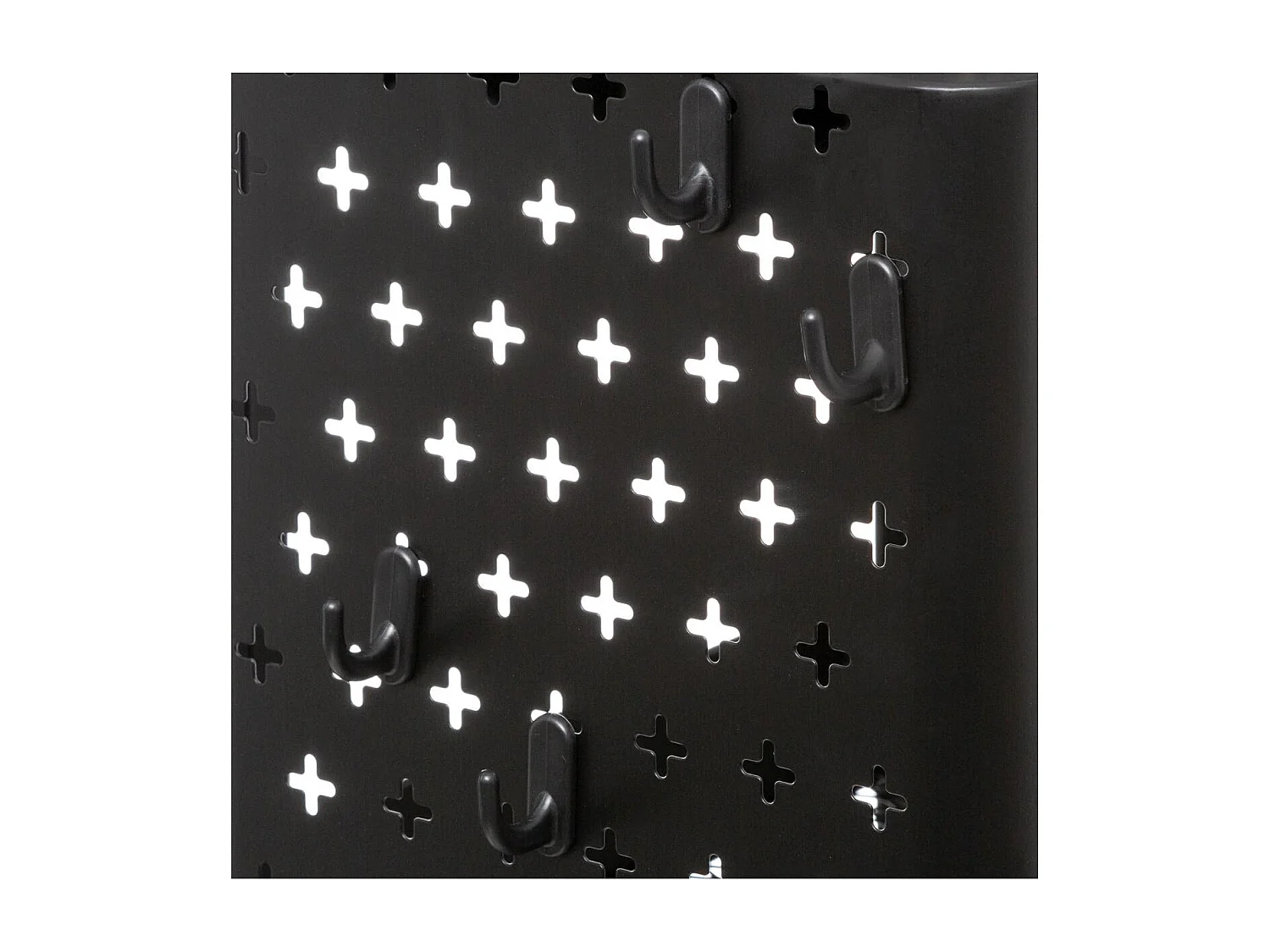 Desserte de Cuisine en Métal "Serta" 76cm Noir