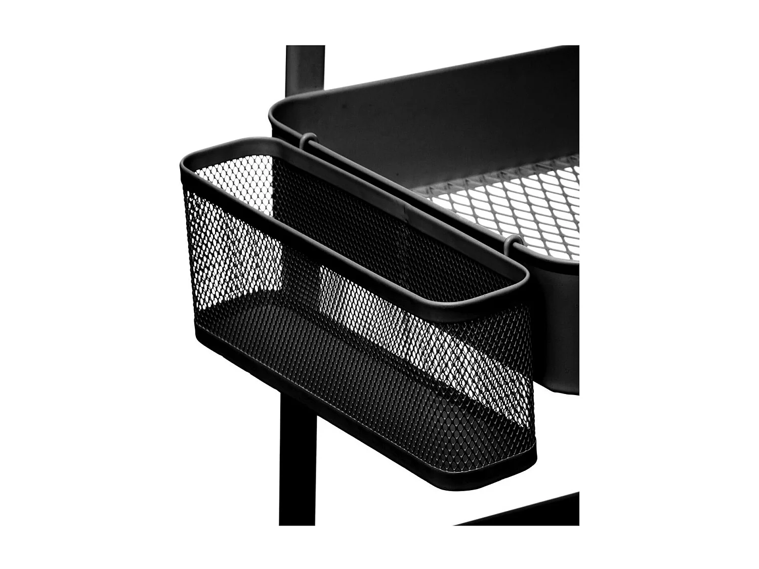 Desserte de Cuisine en Métal "Serta" 76cm Noir