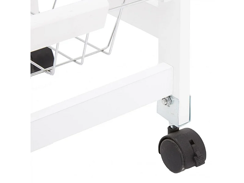 Desserte de Cuisine "Gustaf" 81cm Blanc