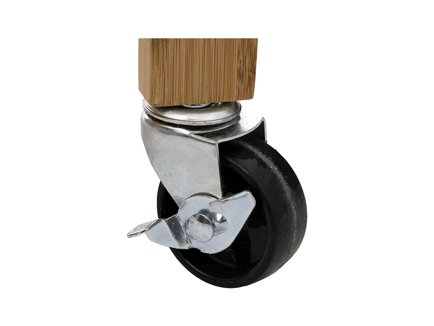 Desserte roulante grand modèle en Bambou H 90 cm