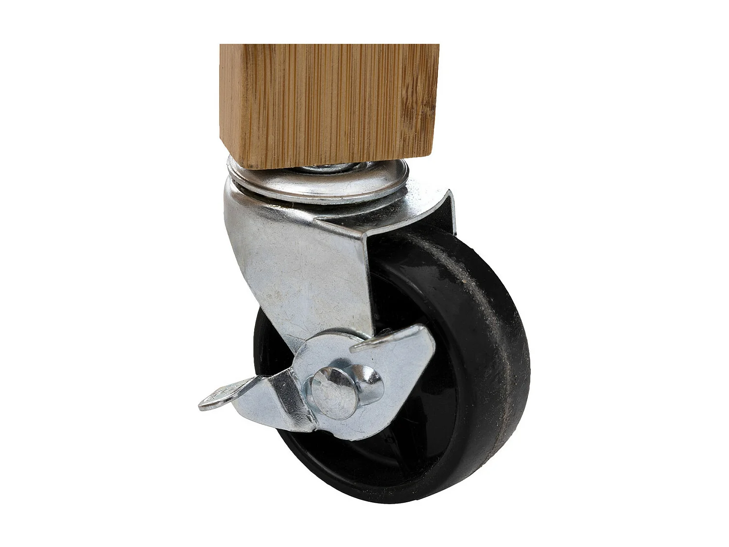 Desserte roulante grand modèle en Bambou H 90 cm