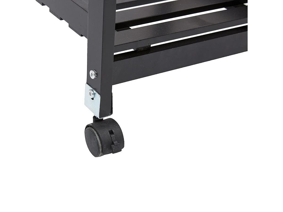 Desserte de Cuisine "Gustaf" 81cm Noir