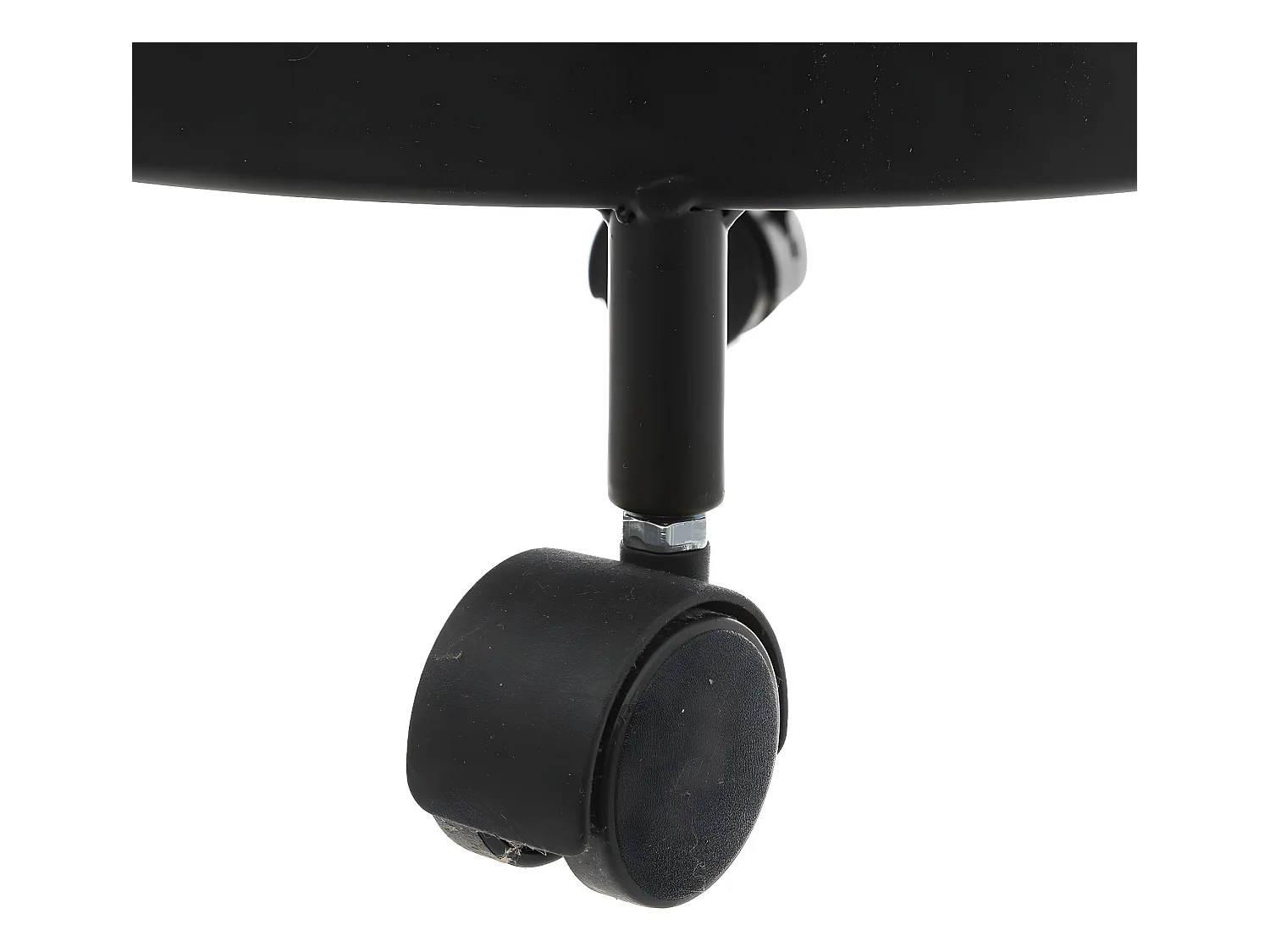 Resserre de cuisine 4 Paniers rotatifs sur roues en Métal Noir H 76 cm