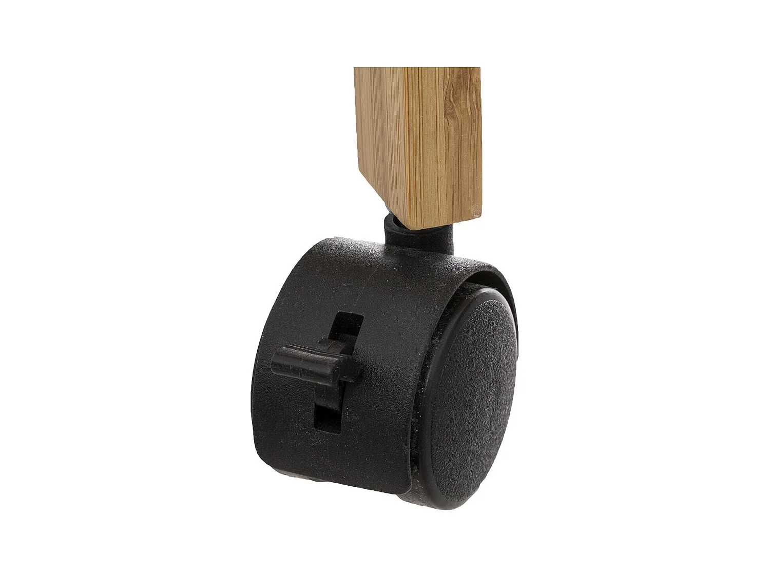 Desserte roulante 3 niveaux en Bambou H 80 cm