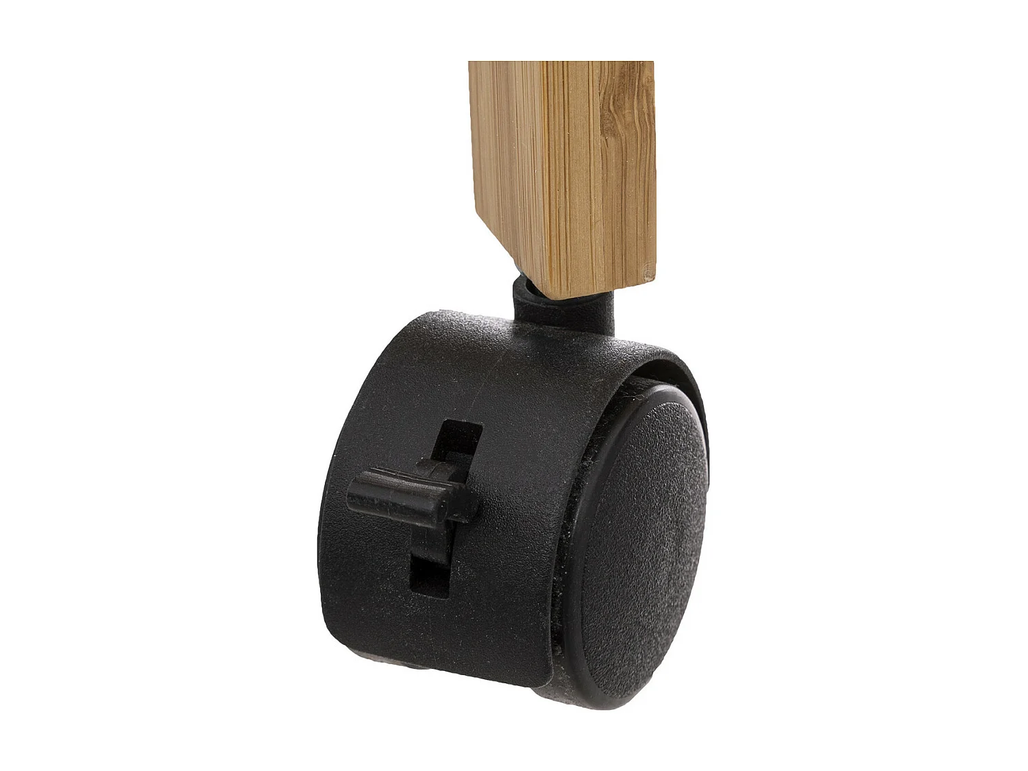 Desserte roulante 3 niveaux en Bambou H 80 cm