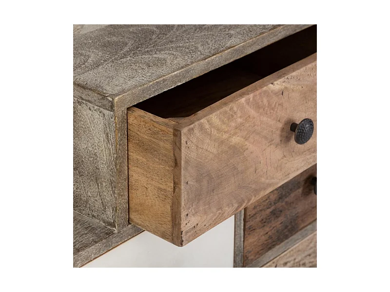 Commode Design 8 Tiroirs  "Koval" 107cm Naturel