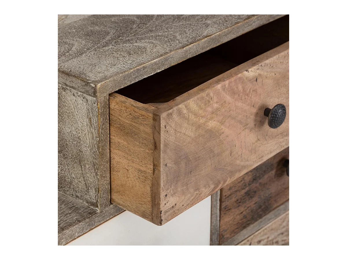 Commode Design 8 Tiroirs  "Koval" 107cm Naturel