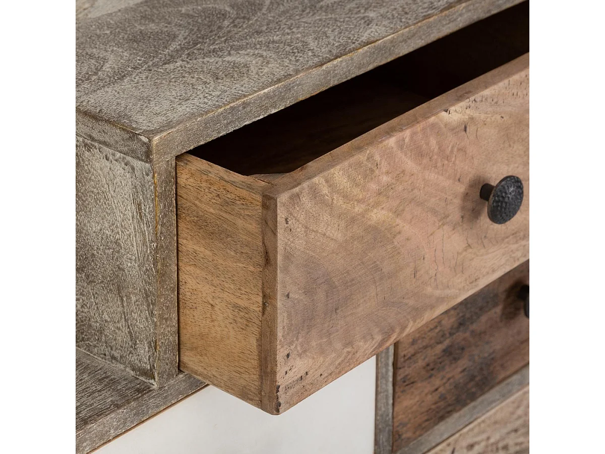 Commode Design 8 Tiroirs  "Koval" 107cm Naturel