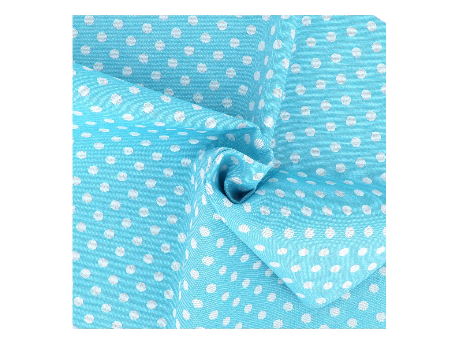 Lot de 2 torchons de cuisine toile 50x70 cm DOTS bleu