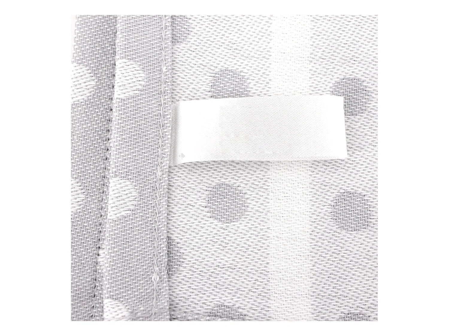 Lot de 2 torchons de cuisine toile 50x70 cm DOTS gris