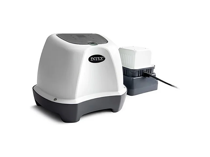 Clorador salino Intex Saltwater System QS400 4g/h para piscinas de hasta 17000L blanco