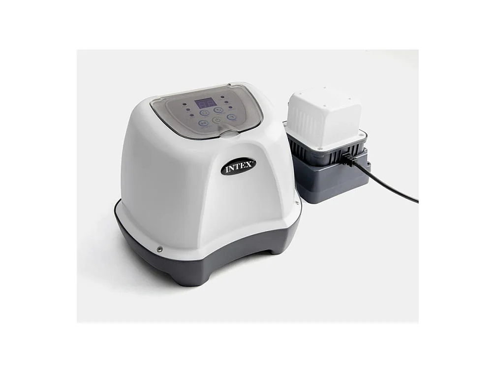 Clorador salino Intex Saltwater System QS400 4g/h para piscinas de hasta 17000L blanco