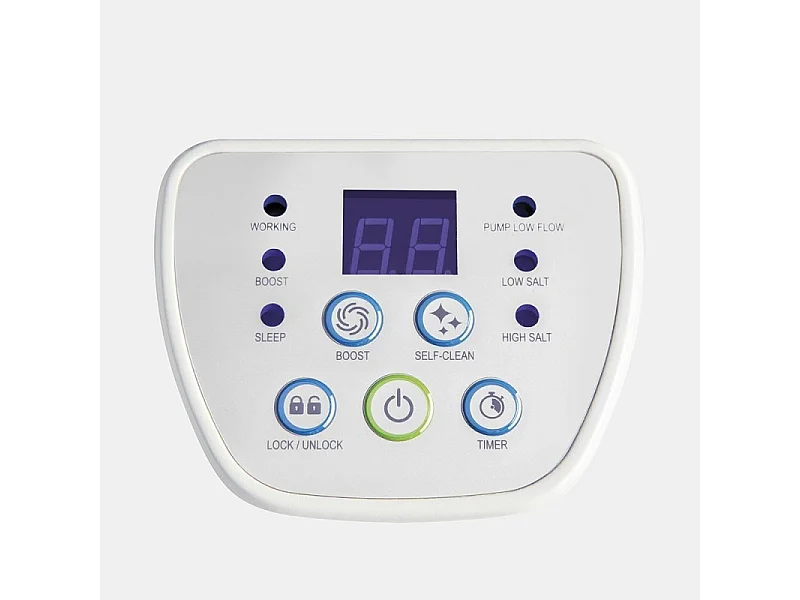 Clorador salino Intex Saltwater System QS400 4g/h para piscinas de hasta 17000L blanco