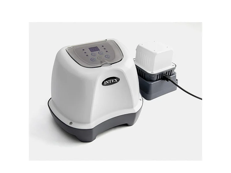 Clorador salino Intex Saltwater System QS400 4g/h para piscinas de hasta 17000L blanco