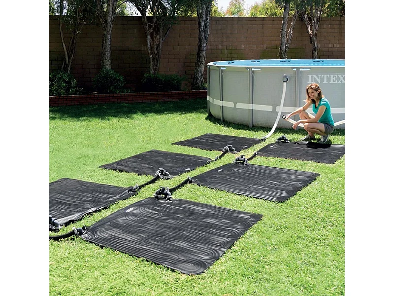 Tapis solaire noir réchauffeur pour piscine Intex