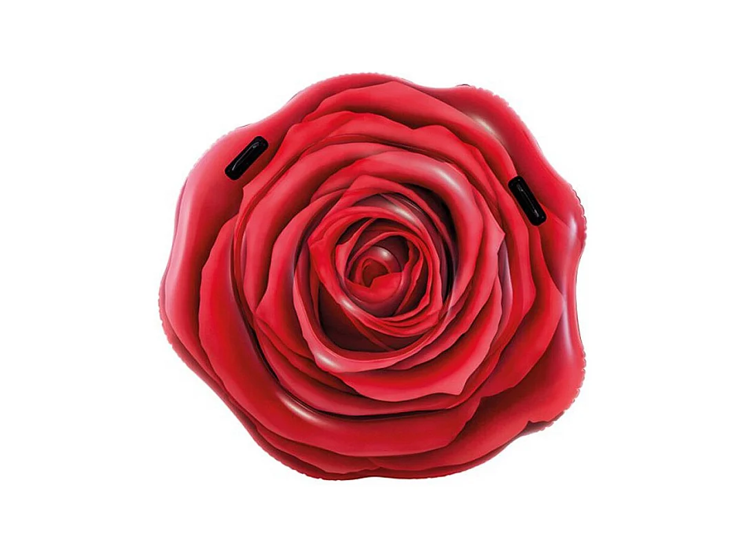 Colchoneta Rosa Intex con asas rojo Ø132 cm